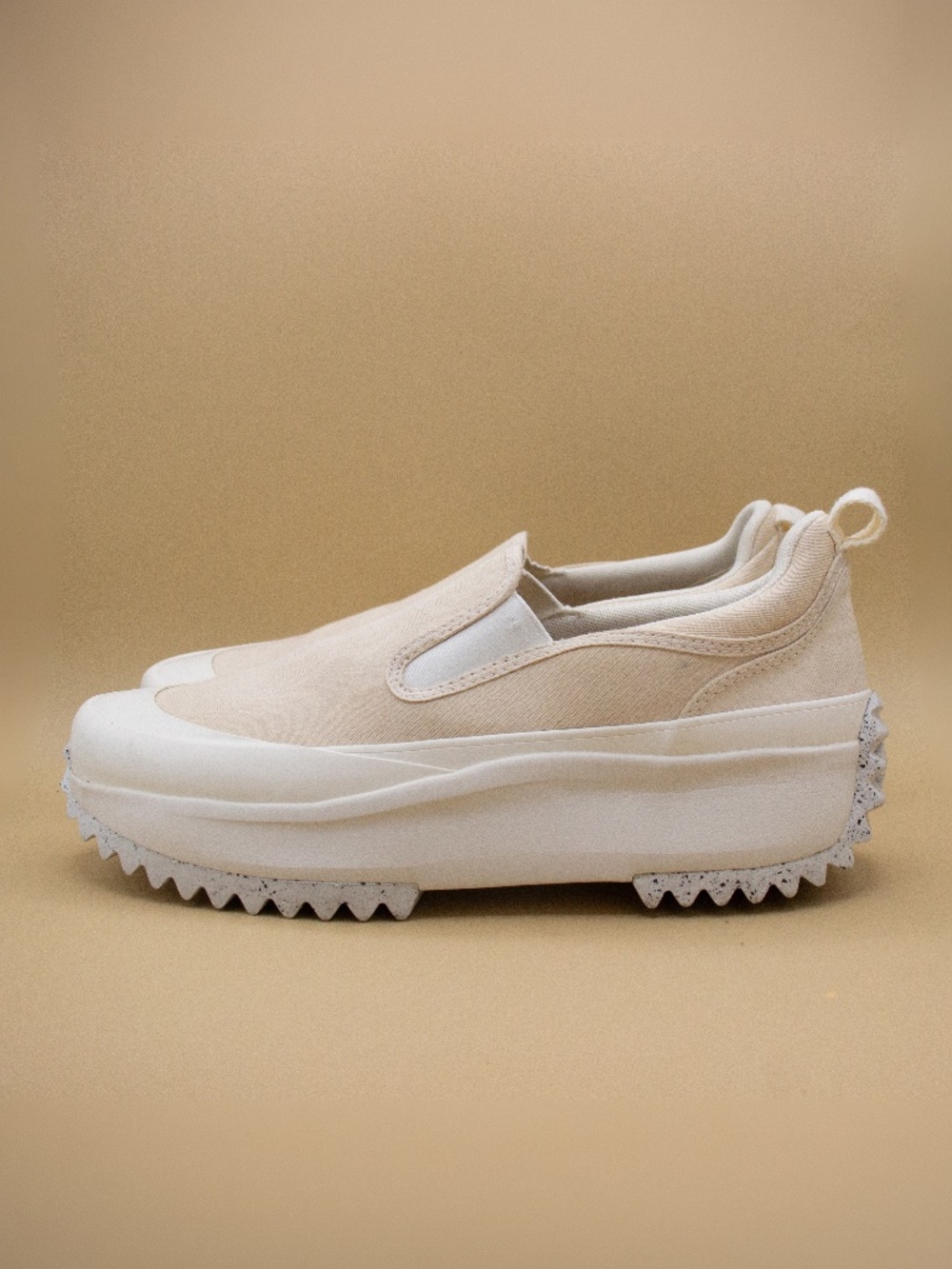 Converse Run Star Hike Slip on Platform Renew Natural Dye Shoes Women's Size 11